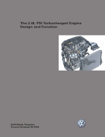 VW - SSP 821503 The 2.0L FSI Turbocharged Engine 